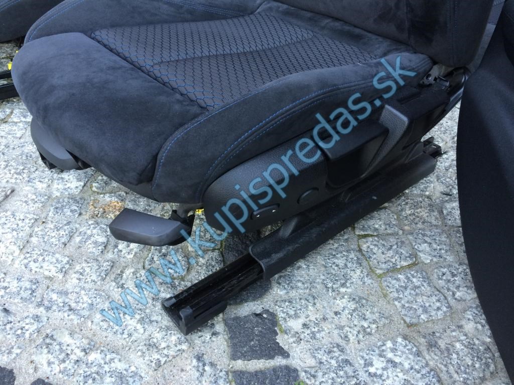 Predné-zadné alcantara sedačky + tapacíry BMW 3 F31 M-PACKET 